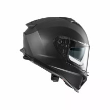 Casco Typhoon — Talla L, Negro mate